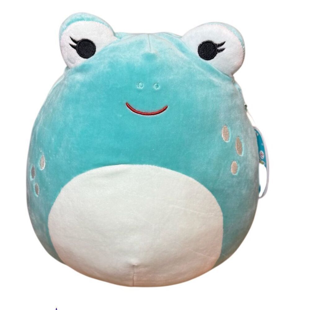 NEW! Squishmallows Novi the Frog Teal Soft Cuddly